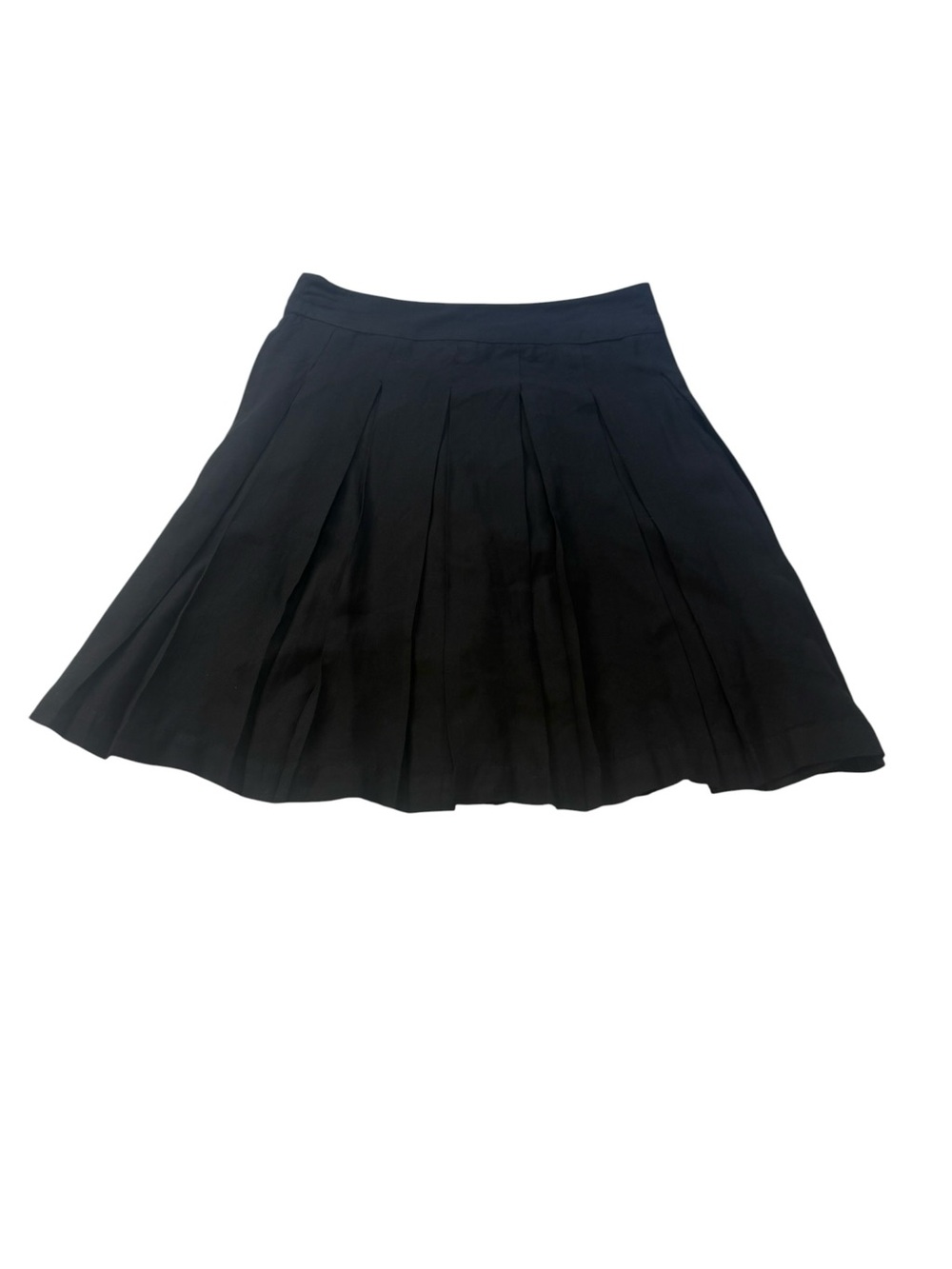 Black Pleated Mini Skirt - Sim‎ & Sam Size XS Womens NWT Classic Minimalist